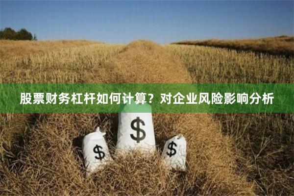 股票财务杠杆如何计算？对企业风险影响分析
